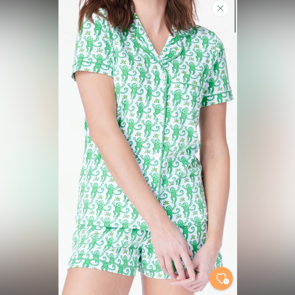 ROLLER RABBIT Green Monkey Polo Pajamas!!!💚
